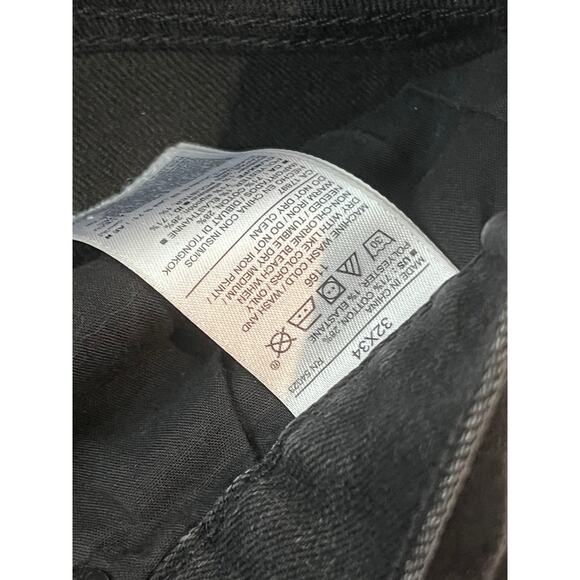 Old Navy Black Straight Jeans Mens 32x34 - Picture 4 of 5